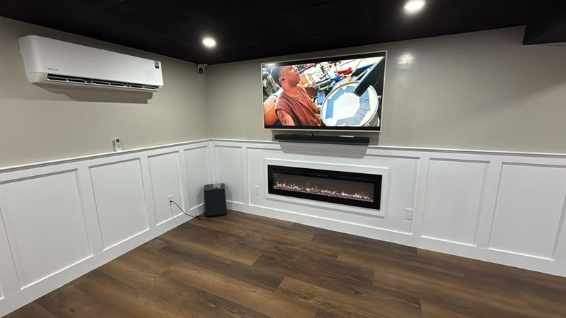 Basement painting and finishing work