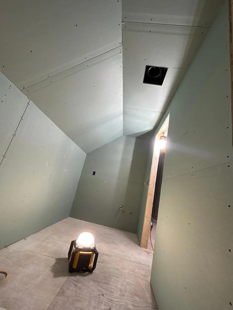 Professional drywall installation by Mobile Drywall Inc.
